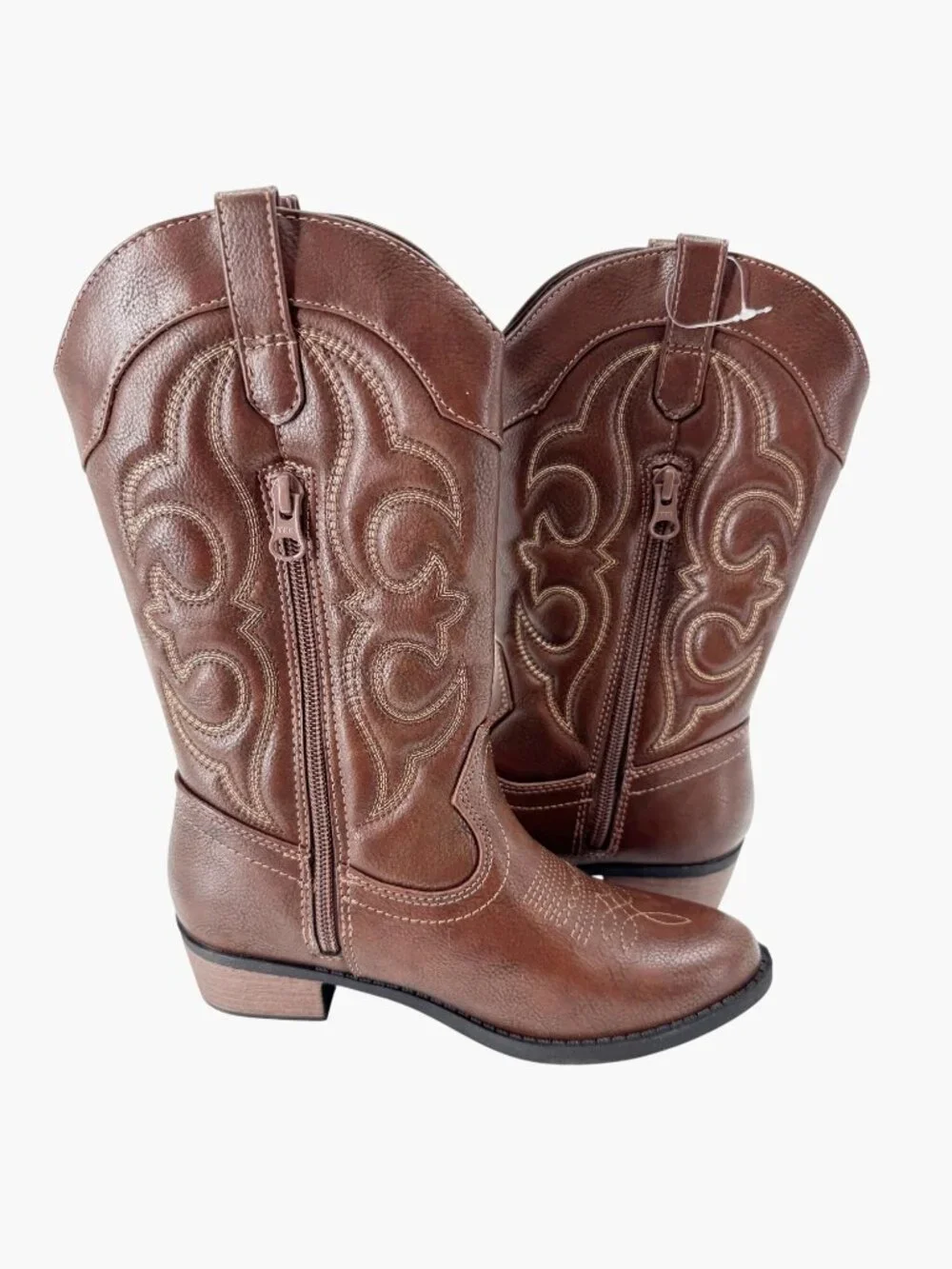 NEW Cat & Jack Kids' Montana Western Boots - Brown